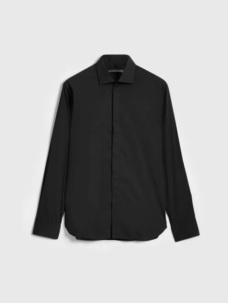 Shirts>John Varvatos HENDRIX DRESS SHIRT BLACK