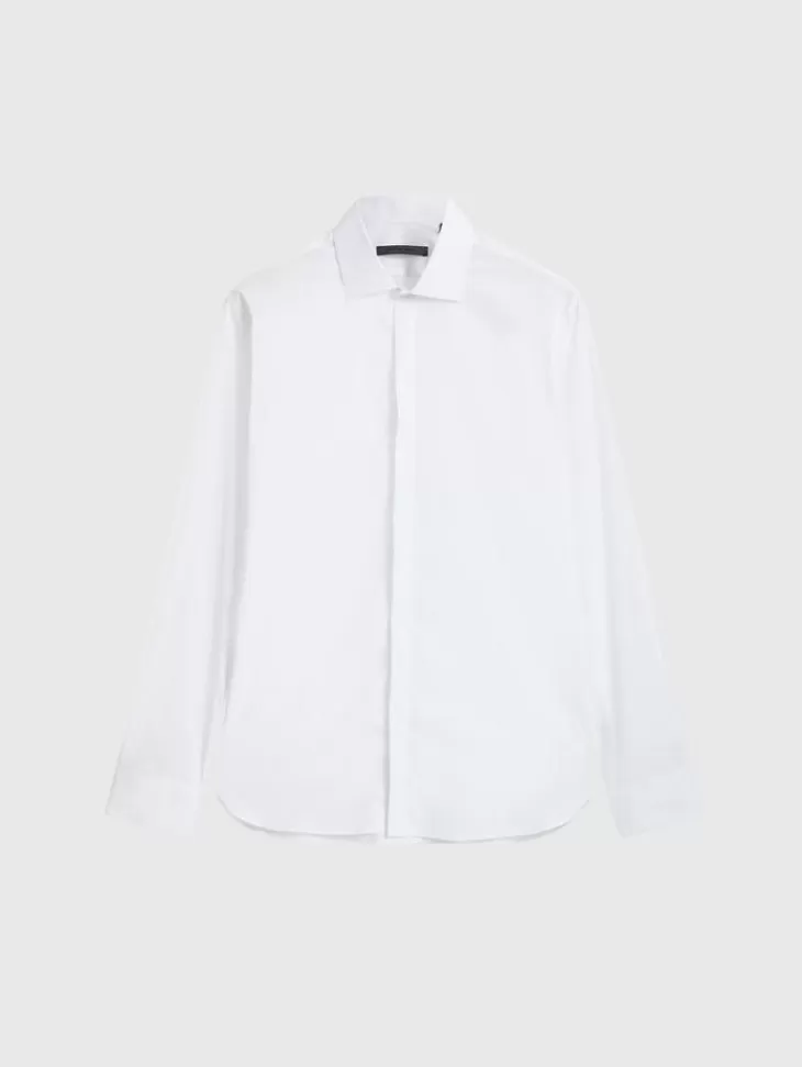 Shirts>John Varvatos HENDRIX DRESS SHIRT WHITE