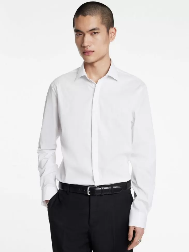 Shirts>John Varvatos HENDRIX DRESS SHIRT WHITE