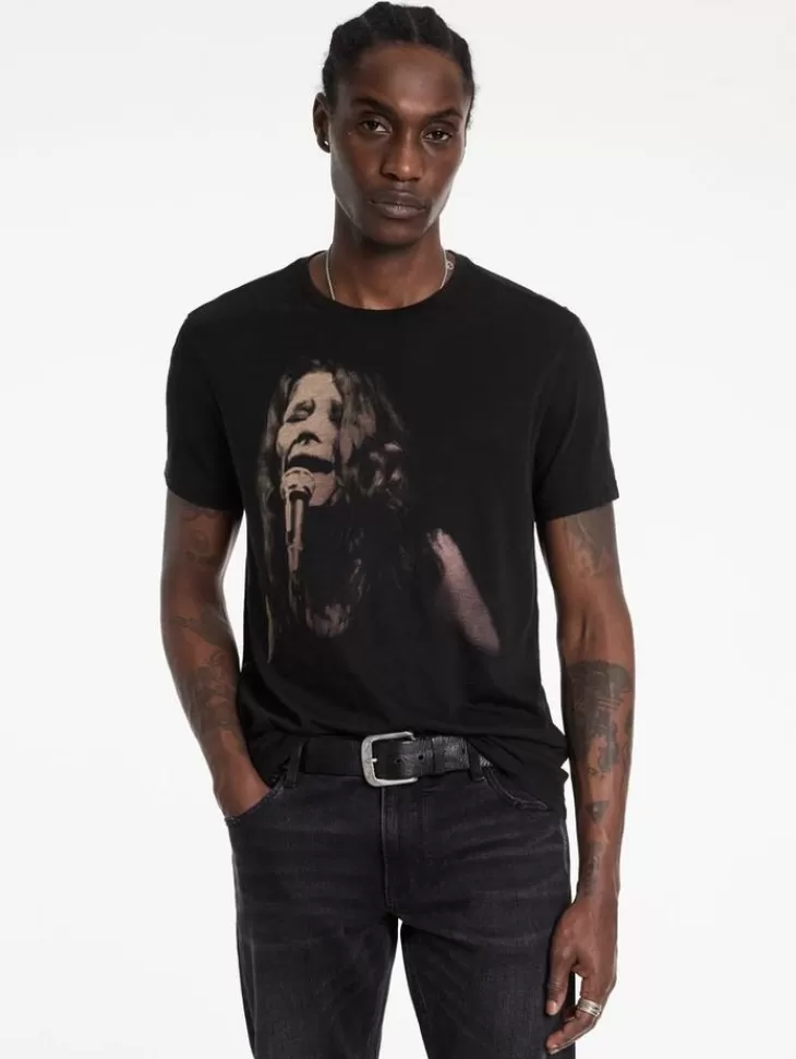 Graphic Tees>John Varvatos JANIS JOPLIN TEE BLACK