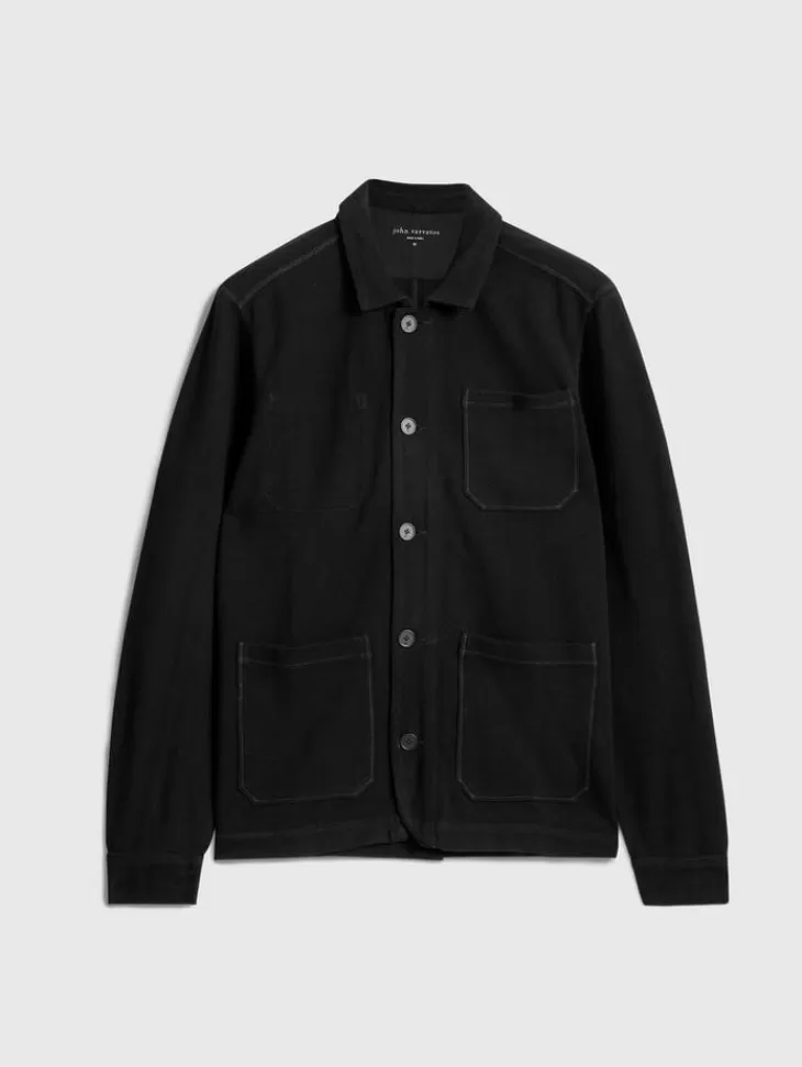 Tops>John Varvatos KENMARE CHORE JACKET BLACK