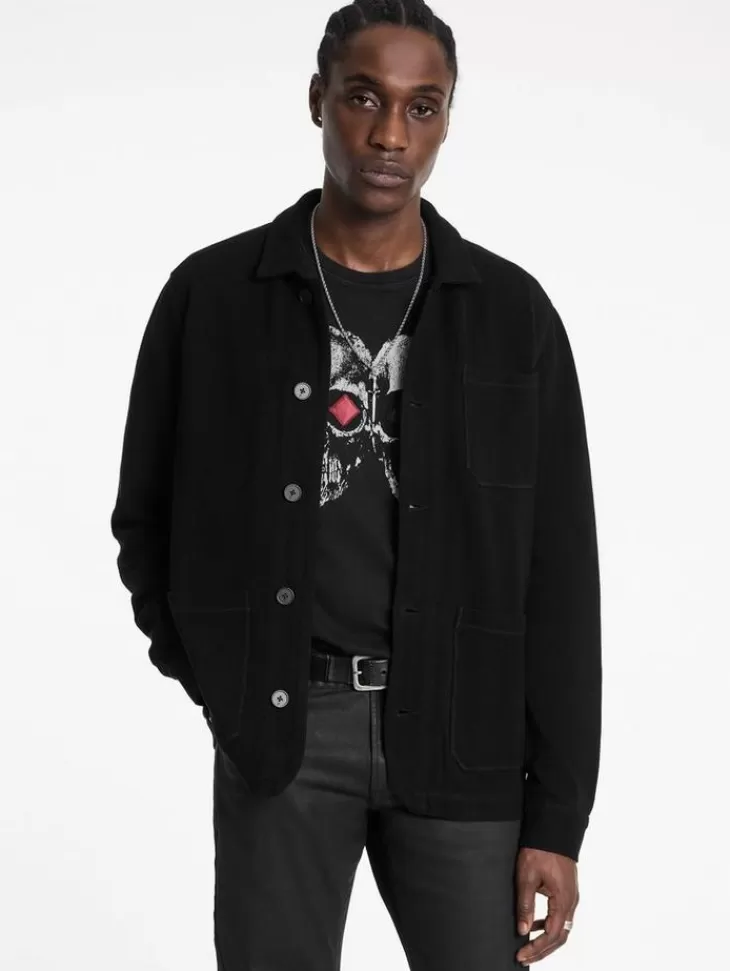 Tops>John Varvatos KENMARE CHORE JACKET BLACK