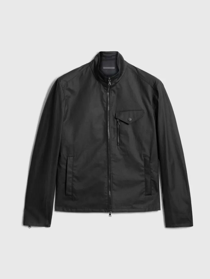 Tops | Leather & Outerwear>John Varvatos KNOX RACER BLACK