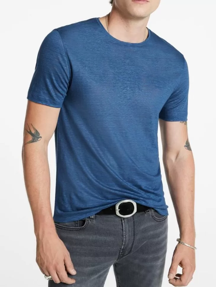 Tops>John Varvatos LAGOA CREWNECK ENGLISHBLUE