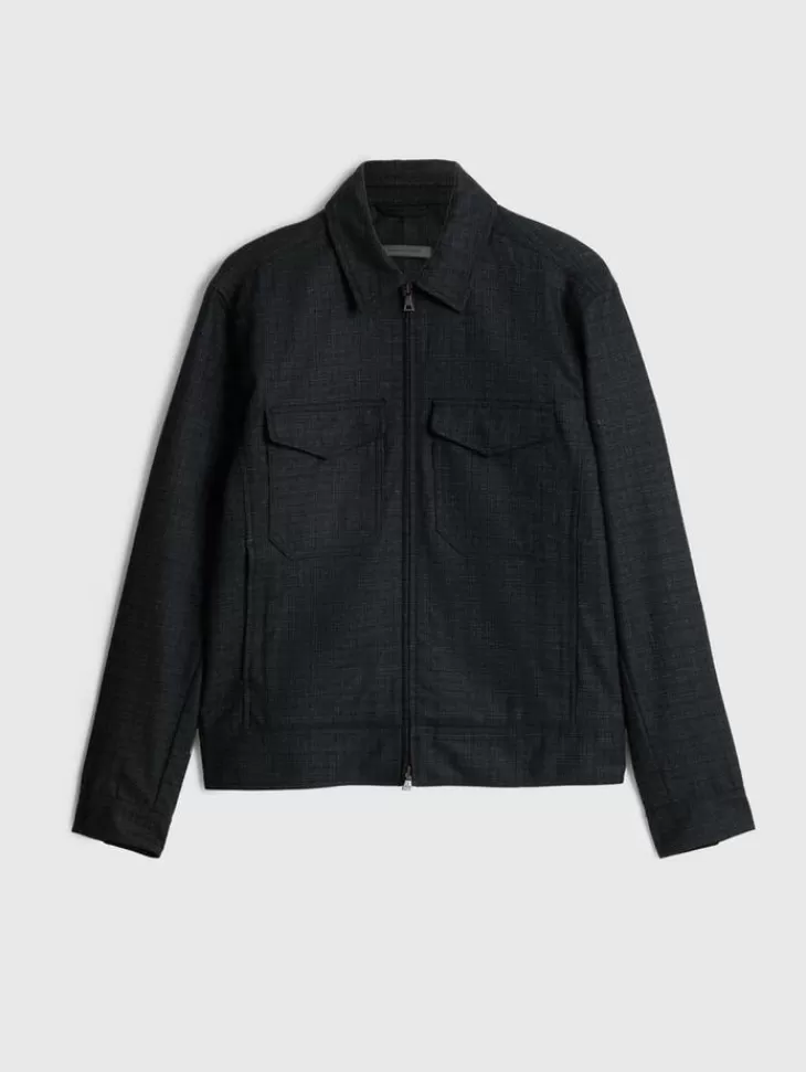 Tops>John Varvatos LANDON JACKET MOSS