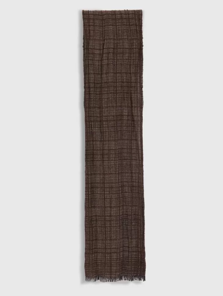 Shoes & Accessories>John Varvatos LENAPE SCARF CHARCOAL