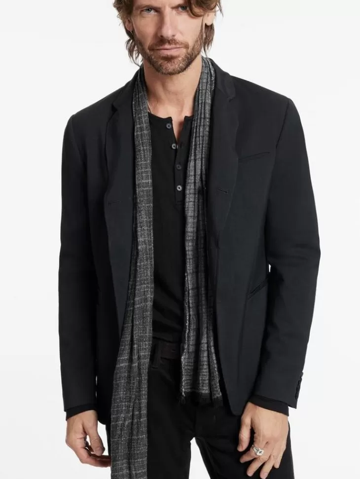 Shoes & Accessories>John Varvatos LENAPE SCARF ARSENIC