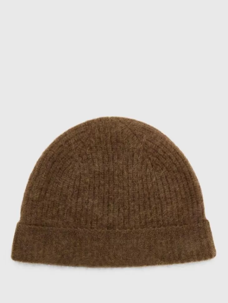 Shoes & Accessories>John Varvatos LENOIR BEANIE DEEPOLIVE