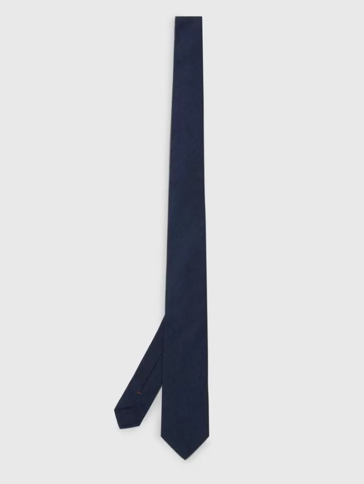 Scarves & Ties>John Varvatos LEONE SLIM TIE NAVY