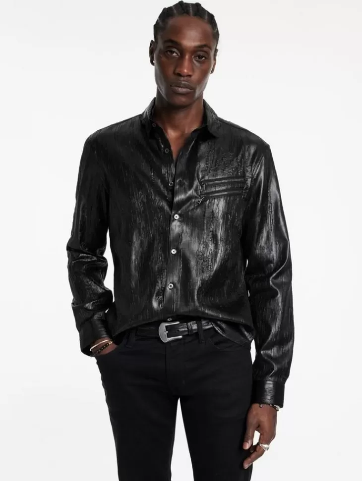 Shirts>John Varvatos LODI SHIRT BLACK