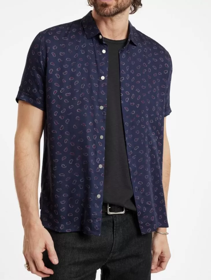 Tops>John Varvatos LOREN SHIRT NAVY