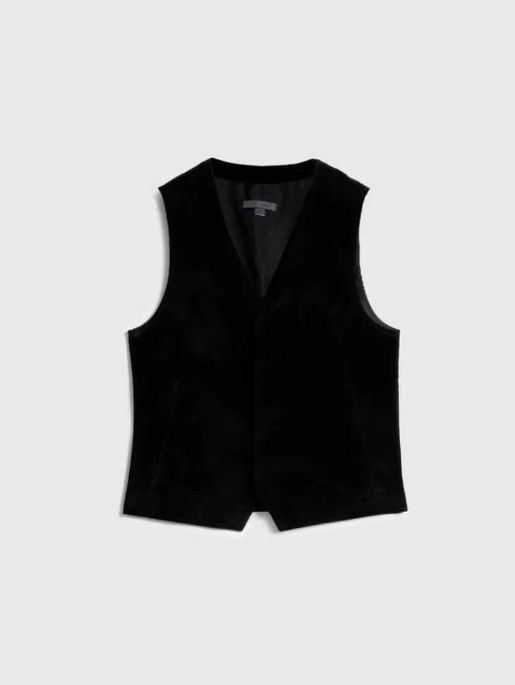 Suit Jackets>John Varvatos LOWA VEST BLACK