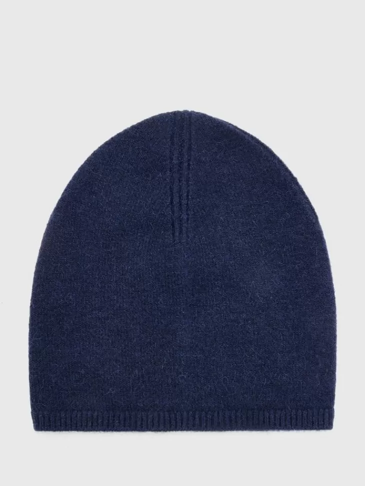 Shoes & Accessories>John Varvatos MARCO BEANIE NAVY