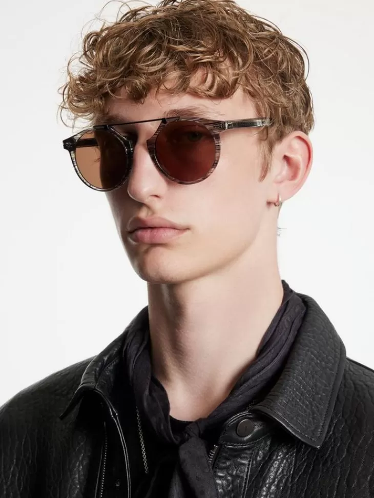 Eyewear>John Varvatos MERCER ROUND BAR NOCOLOR