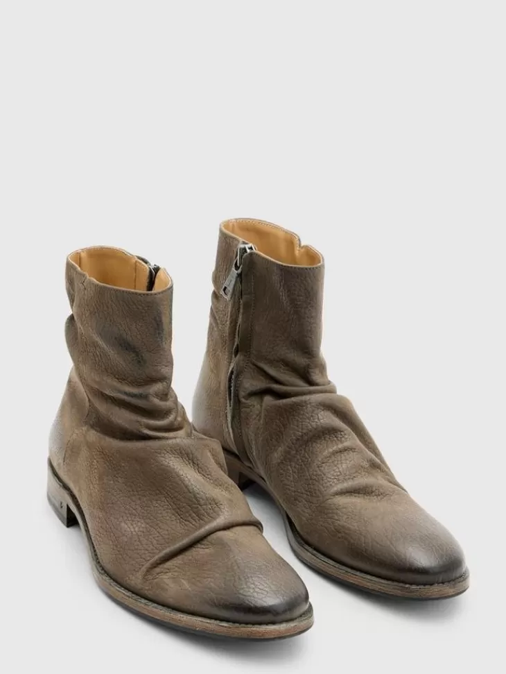 Boots | Leather Boots>John Varvatos MORRISON SHARPEI BOOT FLATGREY