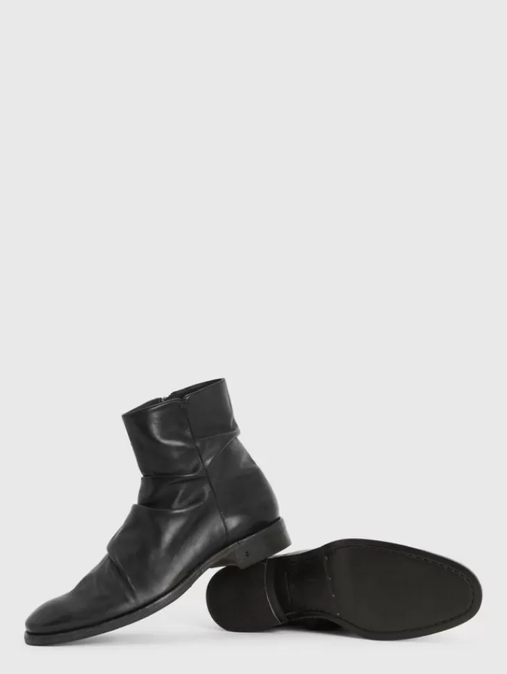 Boots | Leather Boots>John Varvatos MORRISON SHARPEI BOOT BLACK