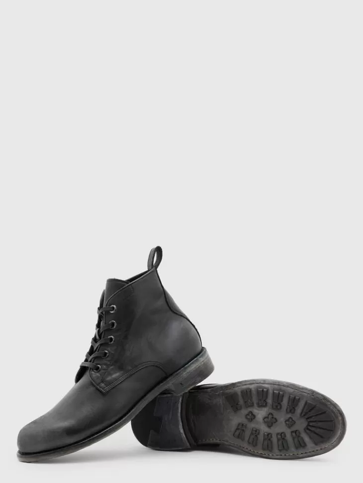 Shoes & Accessories>John Varvatos MOTO LACE BOOT CHARCOAL