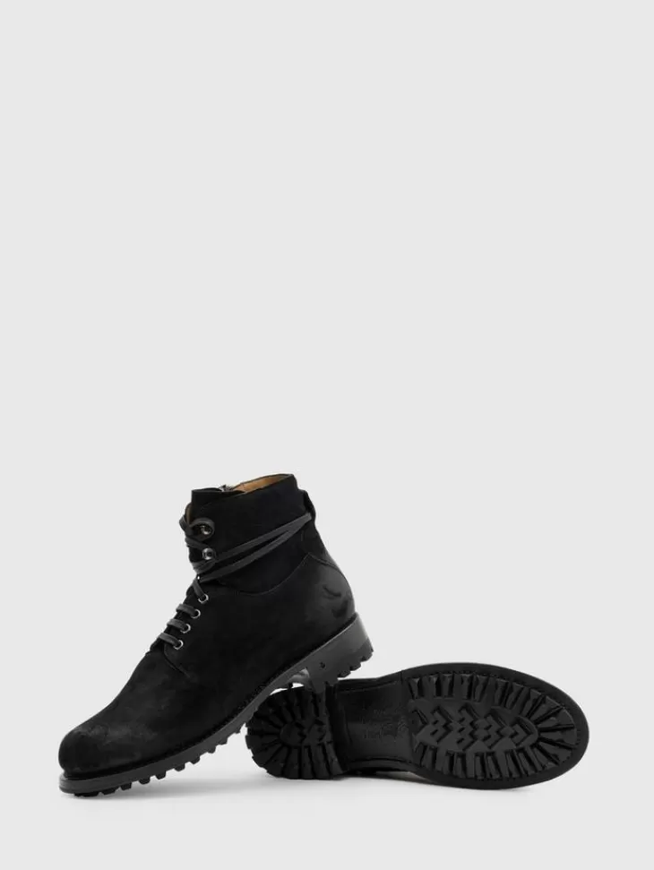 Boots | Leather Boots>John Varvatos MOTO WORK BOOT CHARCOAL