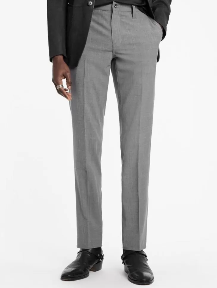 Pants>John Varvatos MOTOR CITY PANT BLK/OFFWHIT