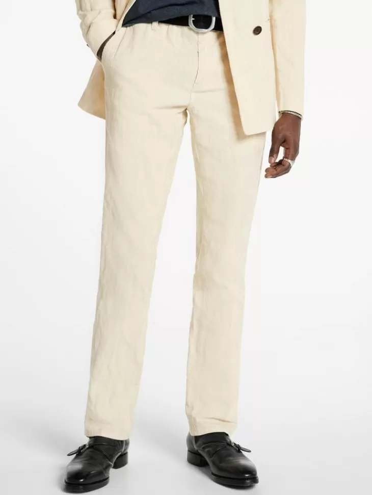 Jeans & Pants>John Varvatos MOTOR CITY PANTS CHINAWHITE