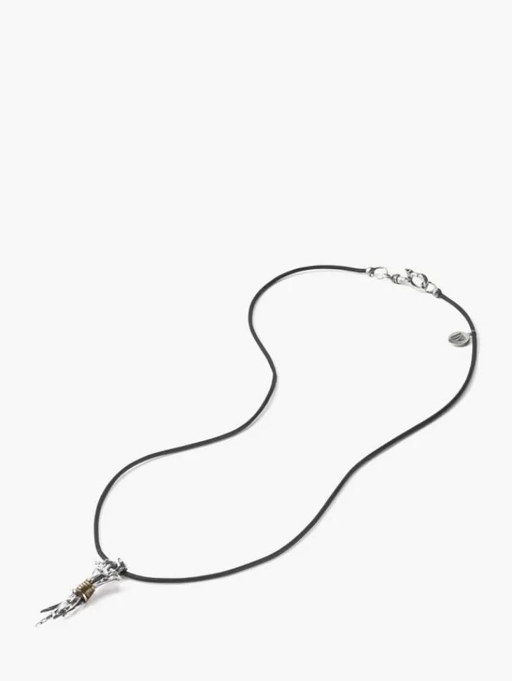 Jewelry>John Varvatos NAIL PENDANT NECKLACE SILVER