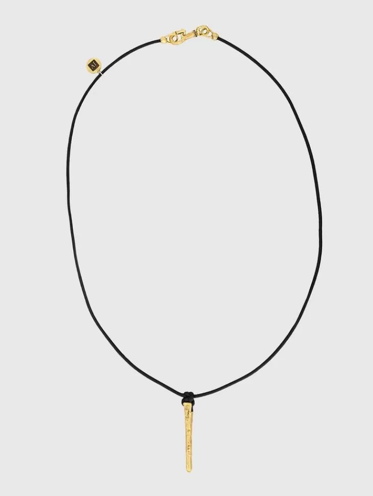 Jewelry>John Varvatos NAILS BRASS NECKLACE NOCOLOR