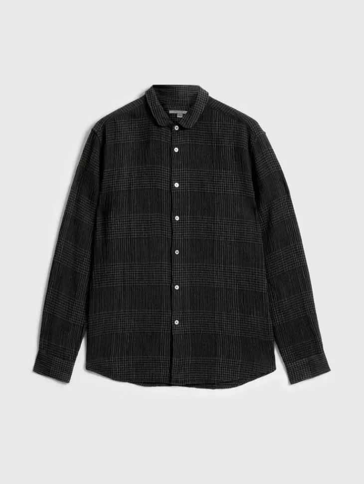 Shirts>John Varvatos ORCHARD SHIRT CHARCOALGREY