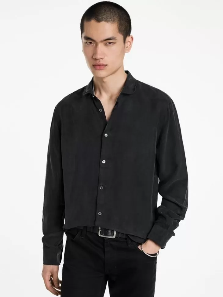 Shirts>John Varvatos ORCHARD SHIRT BLACK