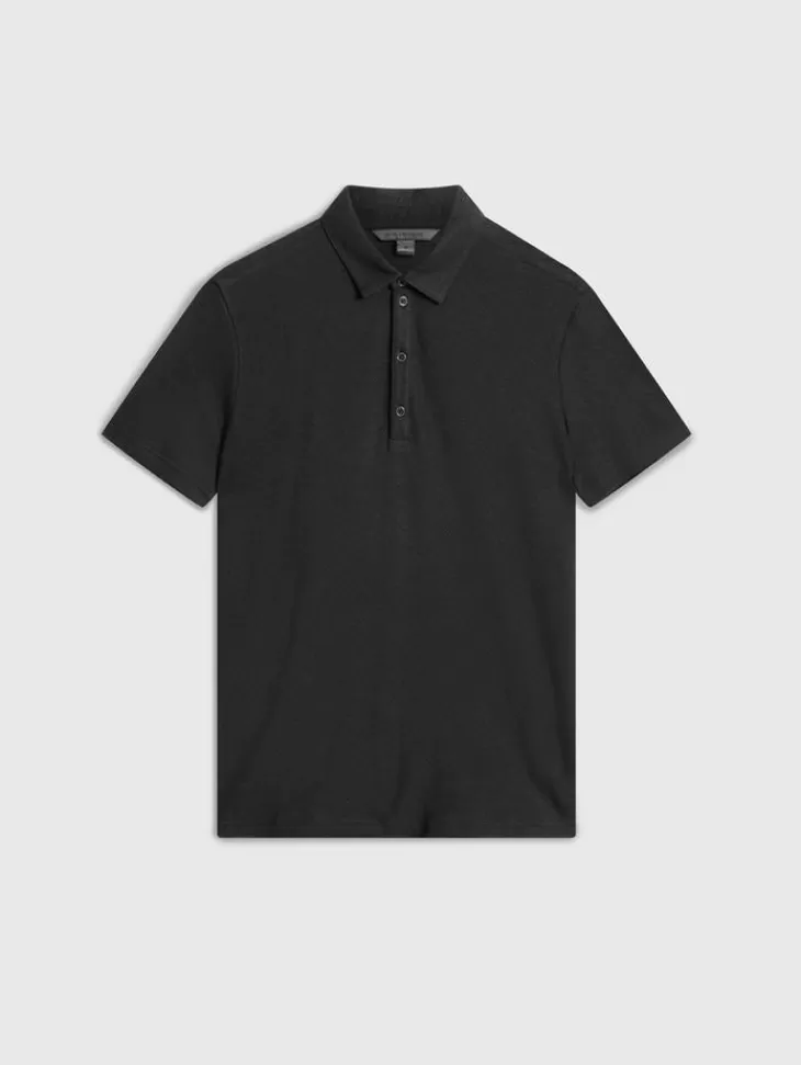 Tops>John Varvatos PALOMA POLO BLACK