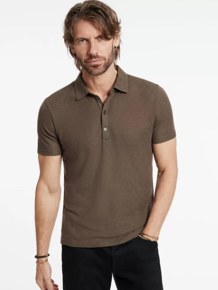 Tops>John Varvatos PALOMA POLO DRILLOLIVE