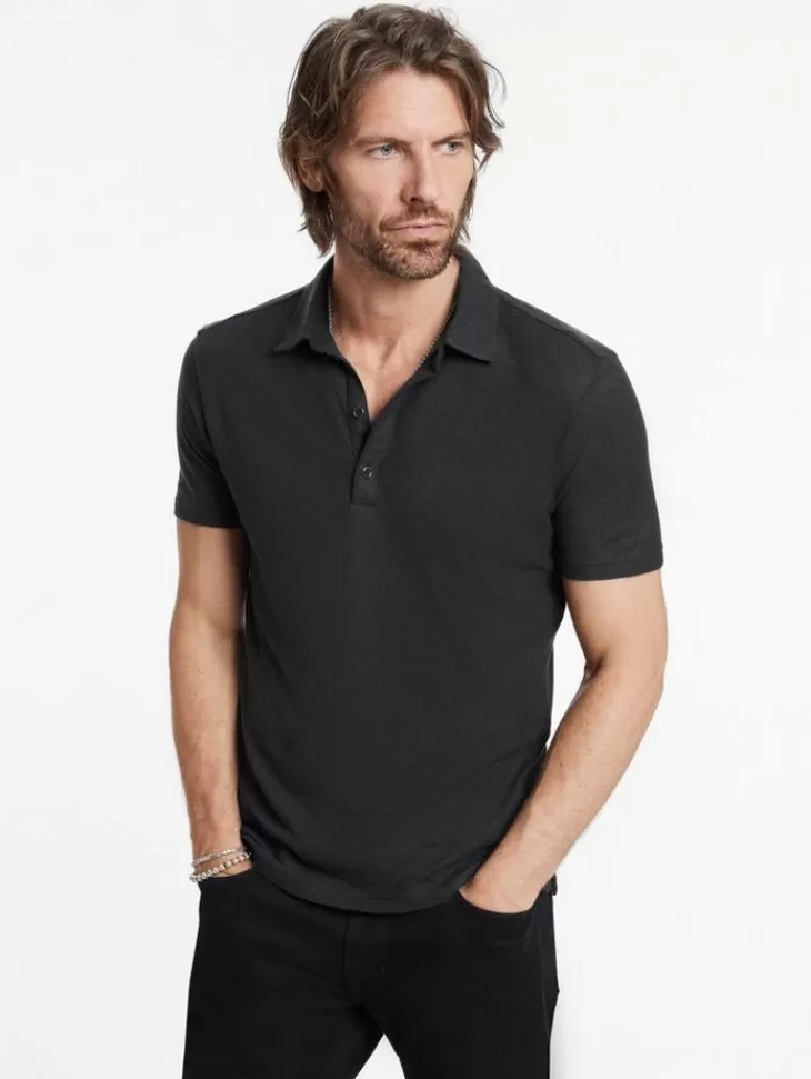 Tops>John Varvatos PALOMA POLO BLACK