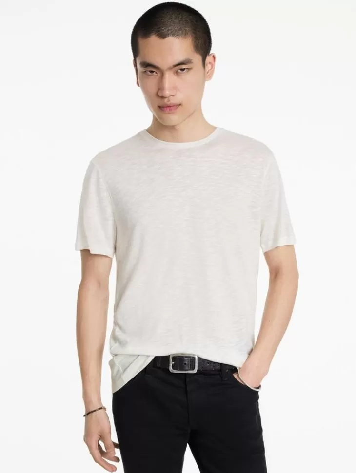 T-Shirts>John Varvatos PARK CREWNECK SALT