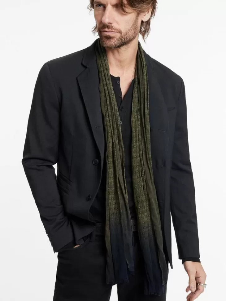 Shoes & Accessories>John Varvatos PATTON SCARF AVOCADO