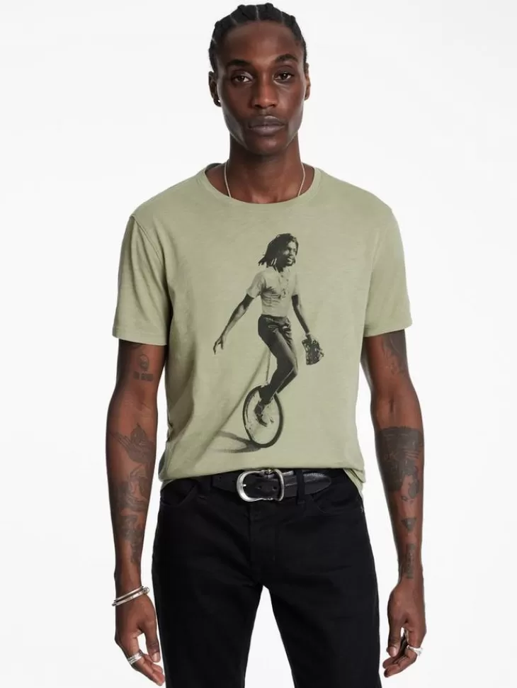 Graphic Tees>John Varvatos PETER TOSH TEE SAGEBRUSH