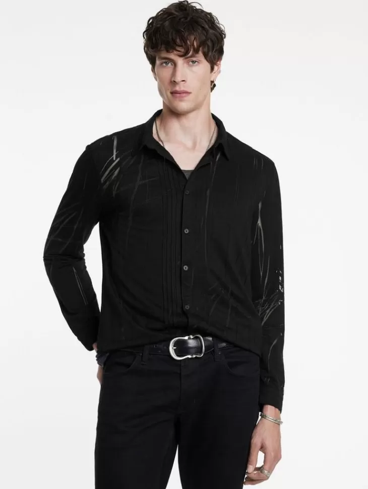 Shirts>John Varvatos PHOENIX SHIRT BLACK