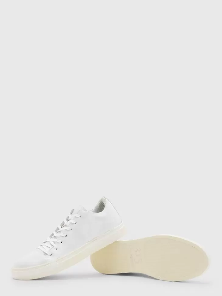 Sneakers | Leather Sneakers>John Varvatos REED LOW TOP SNEAKER WHITE