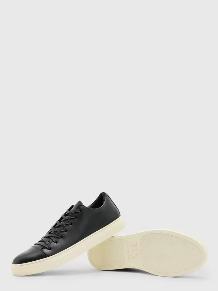 Sneakers | Leather Sneakers>John Varvatos REED LOW TOP SNEAKER BLACK