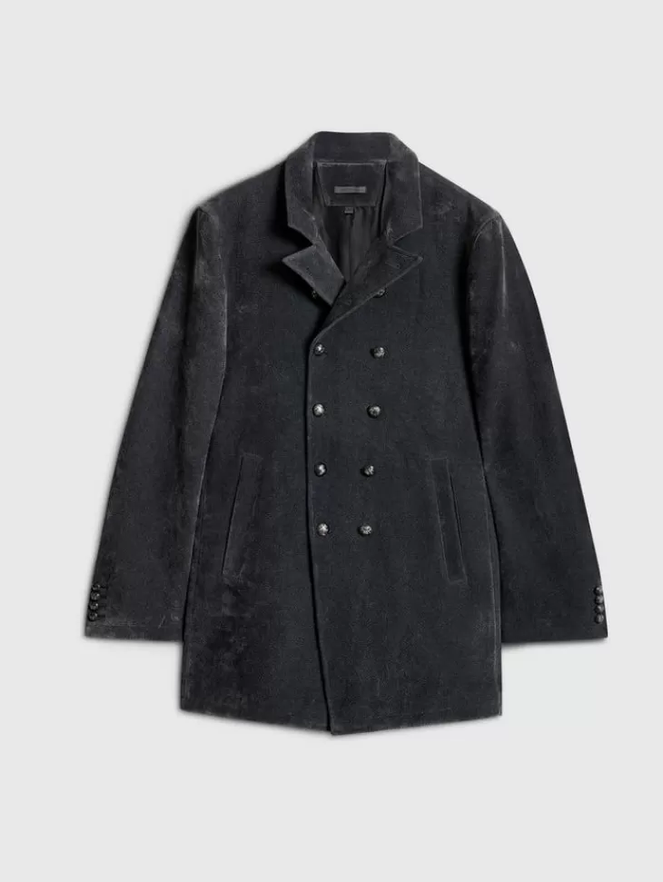 Coats And Jackets>John Varvatos REGAN COAT CHARCOALGREY