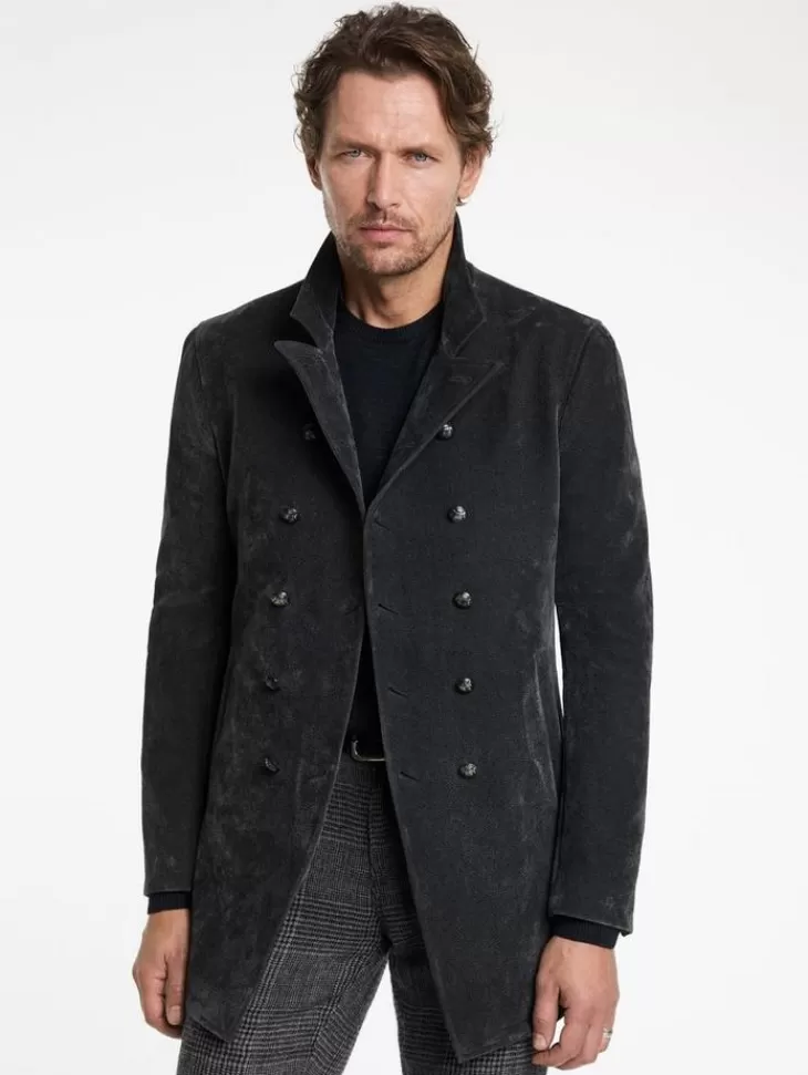 Coats And Jackets>John Varvatos REGAN COAT CHARCOALGREY