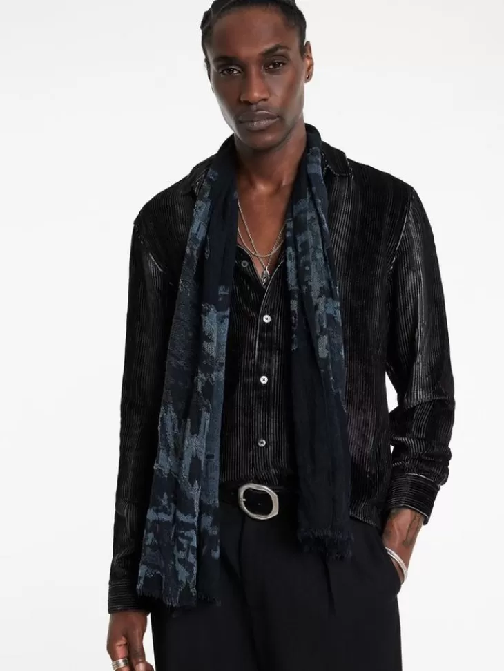 Scarves & Ties>John Varvatos RENO SCARF CARBON