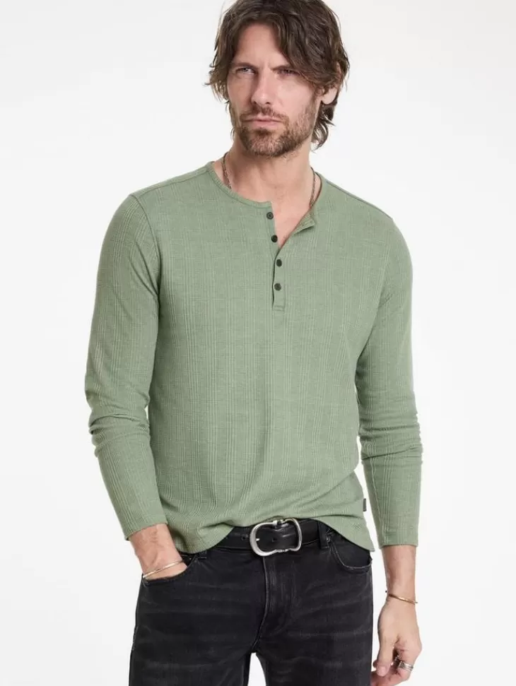 Tops>John Varvatos RICHARD HENLEY LEGUME