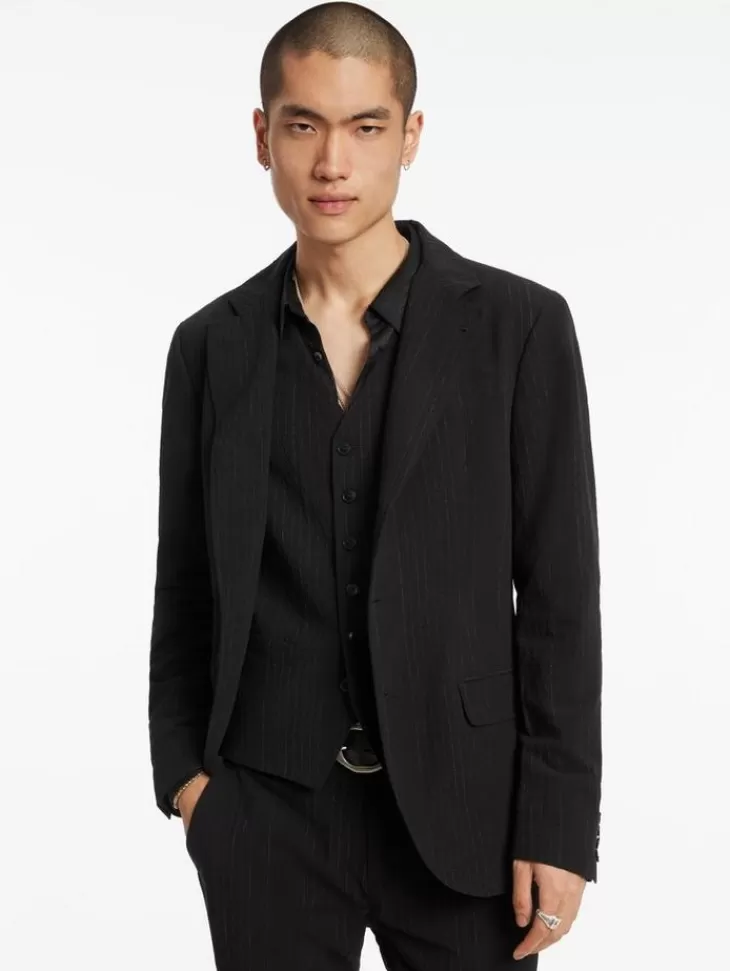 Leather & Outerwear | Tops>John Varvatos RIND JACKET BLACK