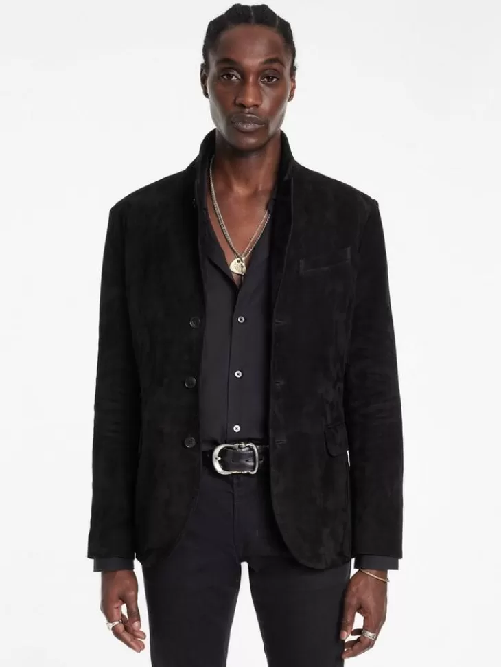 Suit Jackets | Leather Jackets>John Varvatos RIND JACKET BLACK