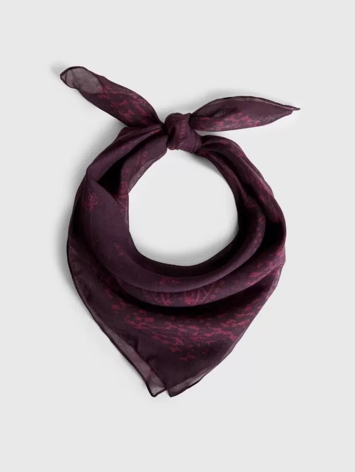 Scarves & Ties>John Varvatos ROCKINGHAM SCARF OXBLOOD