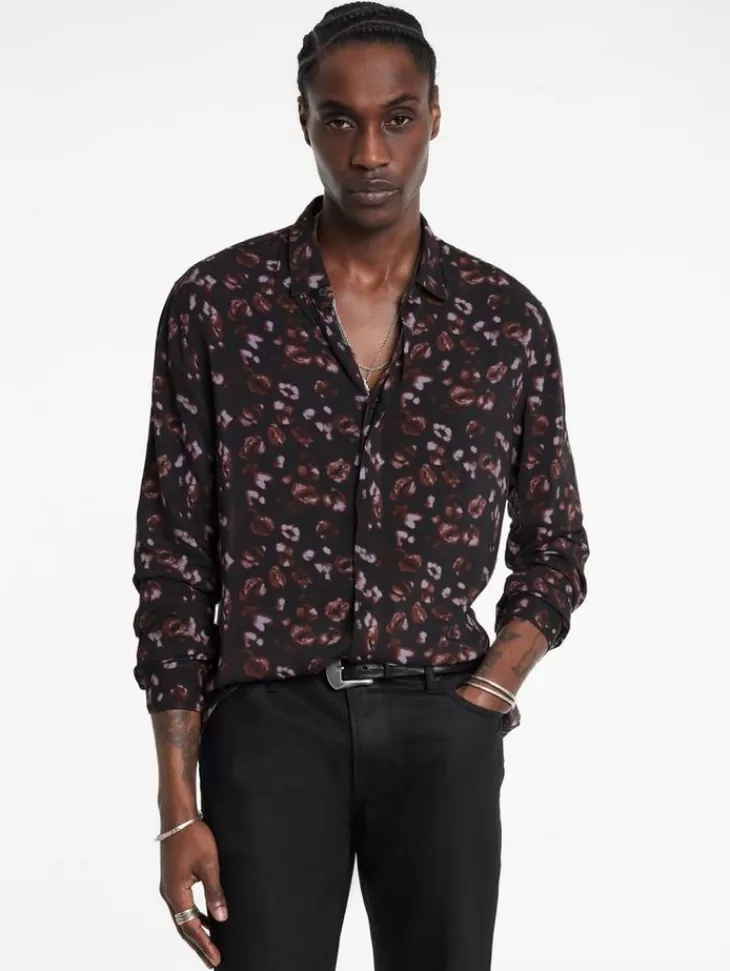 Shirts>John Varvatos RODNEY SHIRT CARBON