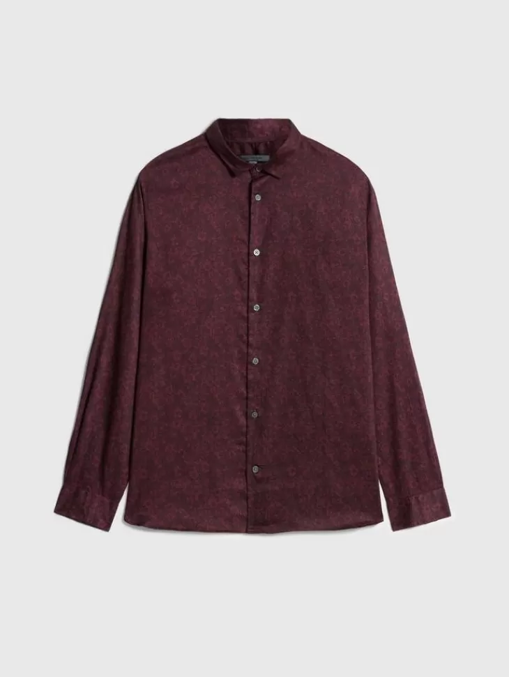 Tops>John Varvatos ROSS SHIRT MAUVEWOOD