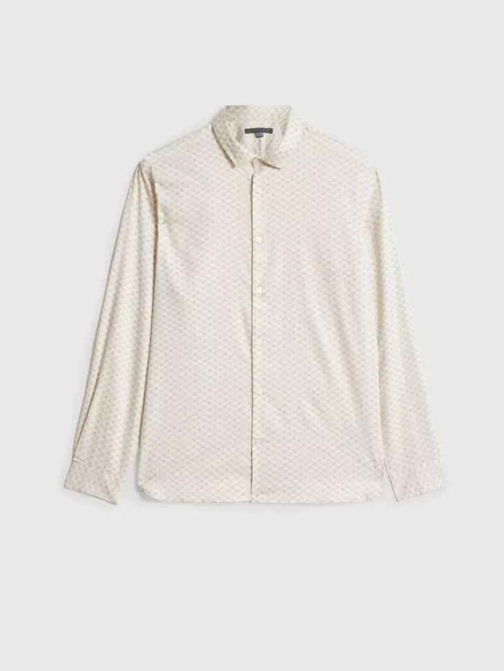 Tops>John Varvatos ROSS SHIRT CHINAWHITE