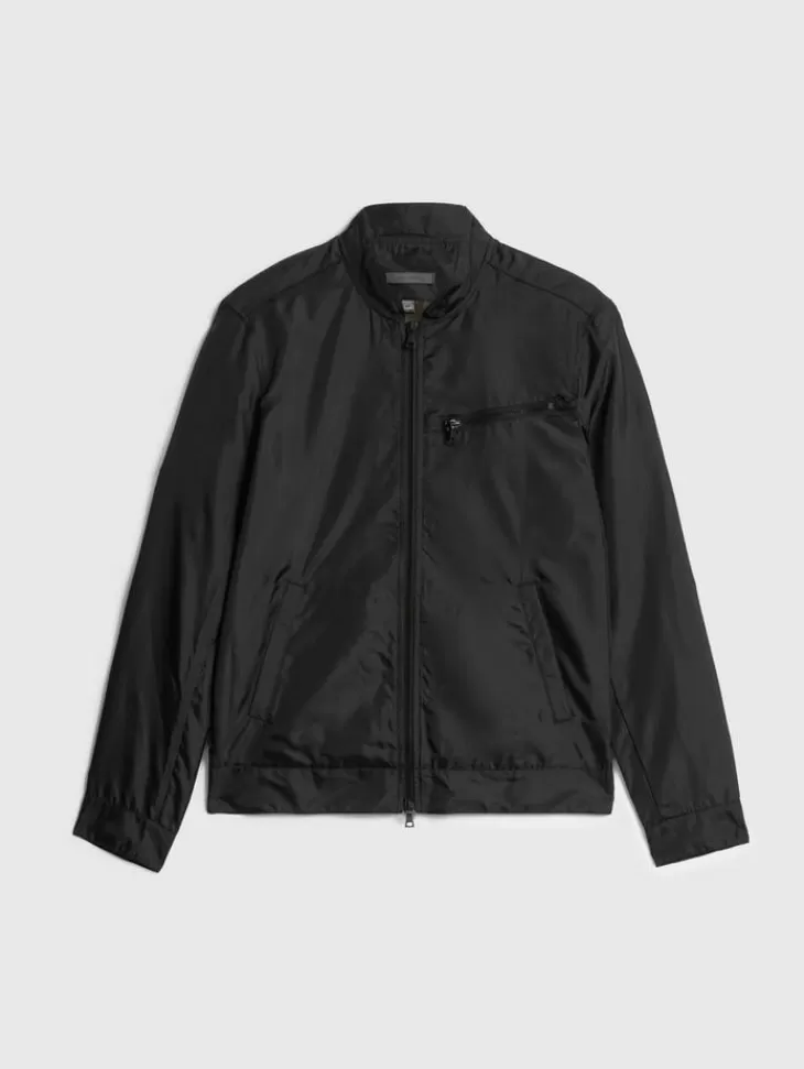 Tops>John Varvatos RYAN RACER JACKET BLACK