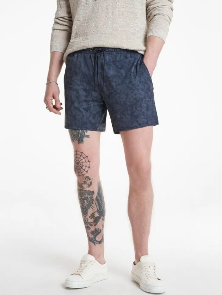 Jeans & Pants>John Varvatos SAN BENITO SWIM SHORTS BLACK