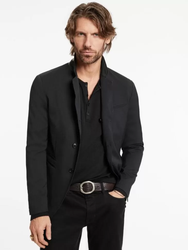 Leather & Outerwear | Tops>John Varvatos SILO JACKET BLACK